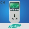 EU energy meter power measure instruments plug energy saving digital power meter with socket Micro Power Instrument