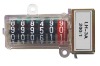 Electrical watt-hour meter pulse counter