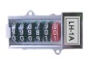 Electrical watt-hour meter pulse counter