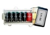 Electrical watt-hour meter pulse counter