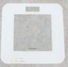 Electronic bathroom scale tempered glass