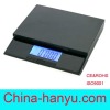 Electronic postal scale with large LCD display