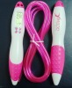 Electronic skipping rope