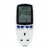 Energy saving product - plug in energy monitor UK/GS socket type, EU two round pin SAA