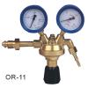 European Style Oxygen Regulator with 2 Gauges