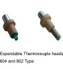 Expendable thermocouple tips(type B,R,S)