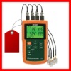 Extech VB500-NIST, 4-Channel Vibration Meter / Datalogger With Nist
