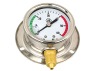 Flanged 6J3R Oil Filled Gauge