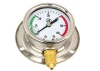 Flanged 6J3R Oil Filled Gauge