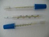 Flat Mercury Thermometer for body