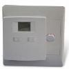Floor heating thermostat with double pole isolator switch