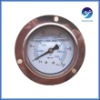 Front Flanged Oill Filled Pressure Gauge