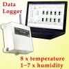 GPRS Data Analysis Logger with Multiple Temperature Alarm