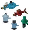 Gas regulator with meter