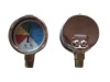 General pressure gauge with Steel black case