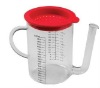 Glass Gravy Separator w/Strainer - 4 Cup