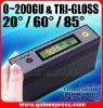 Glossmeter Gloss Meter 20deg 60deg 85deg with Self-Calibration