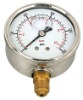 Glycerine filled gauge in one piece connection