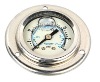 Glycerine filled gauge with front flange