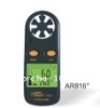 Green Backlinght digital anemometer with temperature measuring SE-AR816+