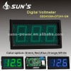 Green LED DC Digital Panel Voltmeter