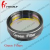 Green filter-telescope eyepiece