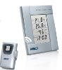 HR643 wireless thermometer with clock