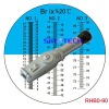 Hand held brix sugar refractometer RHB0-90
