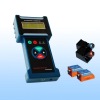 Handheld ultrasonic flowmeter for measuring the liquid