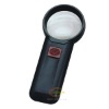 Handle plastic magnifier with light