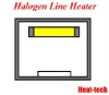 Heating in the vacuum chamber by the Halogen Line Heater
