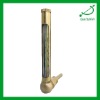 Heating thermometer with round metal case