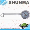 Heavy duty dial type gauge, dial truck tire gauge, steel case and ring, with heavy duty zinc alloy dual chuck, SMT5210