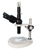 High magnification zoom stereo microscopes with coaxial illumination