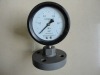 Highly anti-corrosive all plastic diaphragm seal pressure gauge