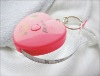 Hot sale ABS heart shape tape measure,pink color,factory