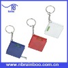 Hot selling promotional mini tape measure keychain with level
