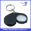 Hot selling top quality promotional led mini magnifying glass with keychain