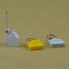 House shaped 1M tape measure keychain holder