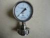 Hygienic diaphragm seal pressure gauge