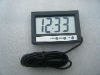 IN/OUT digital thermometer with time display