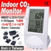 Indoor Air Quality CO2 Temperature Humidity Monitor Detector Wet Bulb WBGT