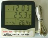 Indoor / Outdoor Thermometer Hygro and Clock AT-303C