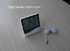 Indoor & outside temperature & humidity meter with large LCD