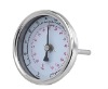 Industrial Bimetal thermometer with back connection