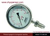 Isolated diaphragm antivibration pressure gauge