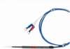 K type thermocouple probe with blue teflon wire