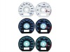 Km/h and MPH version AC Style for VW for Audi for Benz for BMW EL Glow Gauge