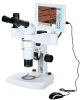 LCD 8.4 inch parallel optical digital zoom stereo microscope with WIFI and up down LED illumination