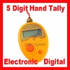 LCD Electronic Counter Digital 5Digit Hand Tally Golf Orange With 1.5V LR44 Battery Wholesale